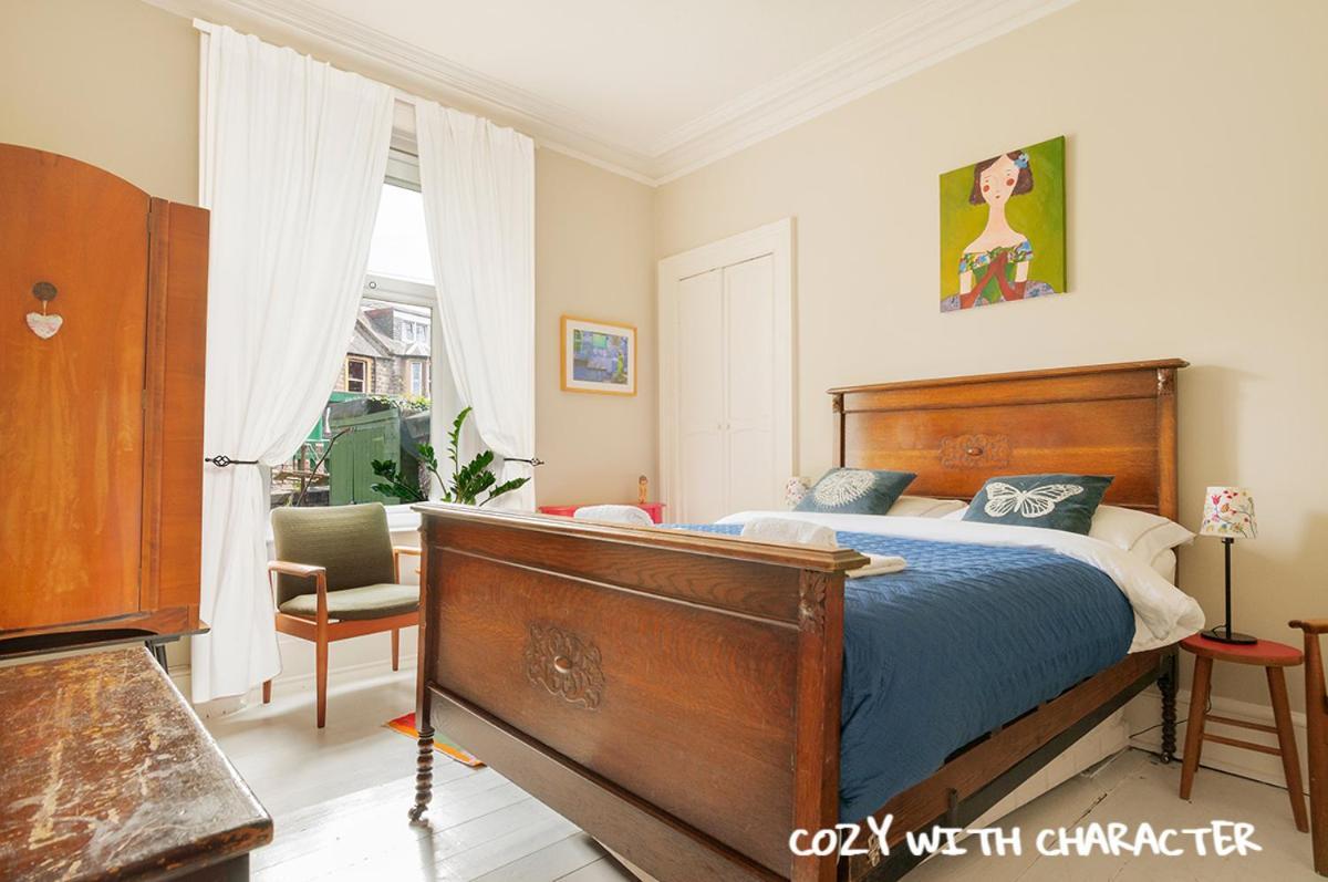 Cozy With Character Vibrant Cottage Style Flat At Leith Links Park EDI Eksteriør bilde