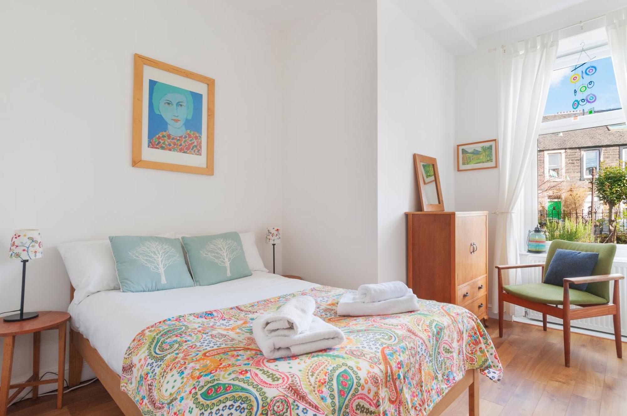 Cozy With Character Vibrant Cottage Style Flat At Leith Links Park EDI Eksteriør bilde