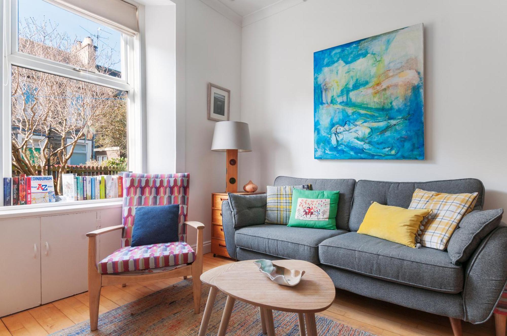 Cozy With Character Vibrant Cottage Style Flat At Leith Links Park EDI Eksteriør bilde